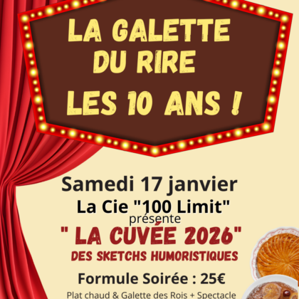 Galette du Rire - samedi 17 janvier