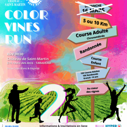 REPORT DE DATE - COLOR VINES RUN 2 - Dimanche 18 Mai 2025