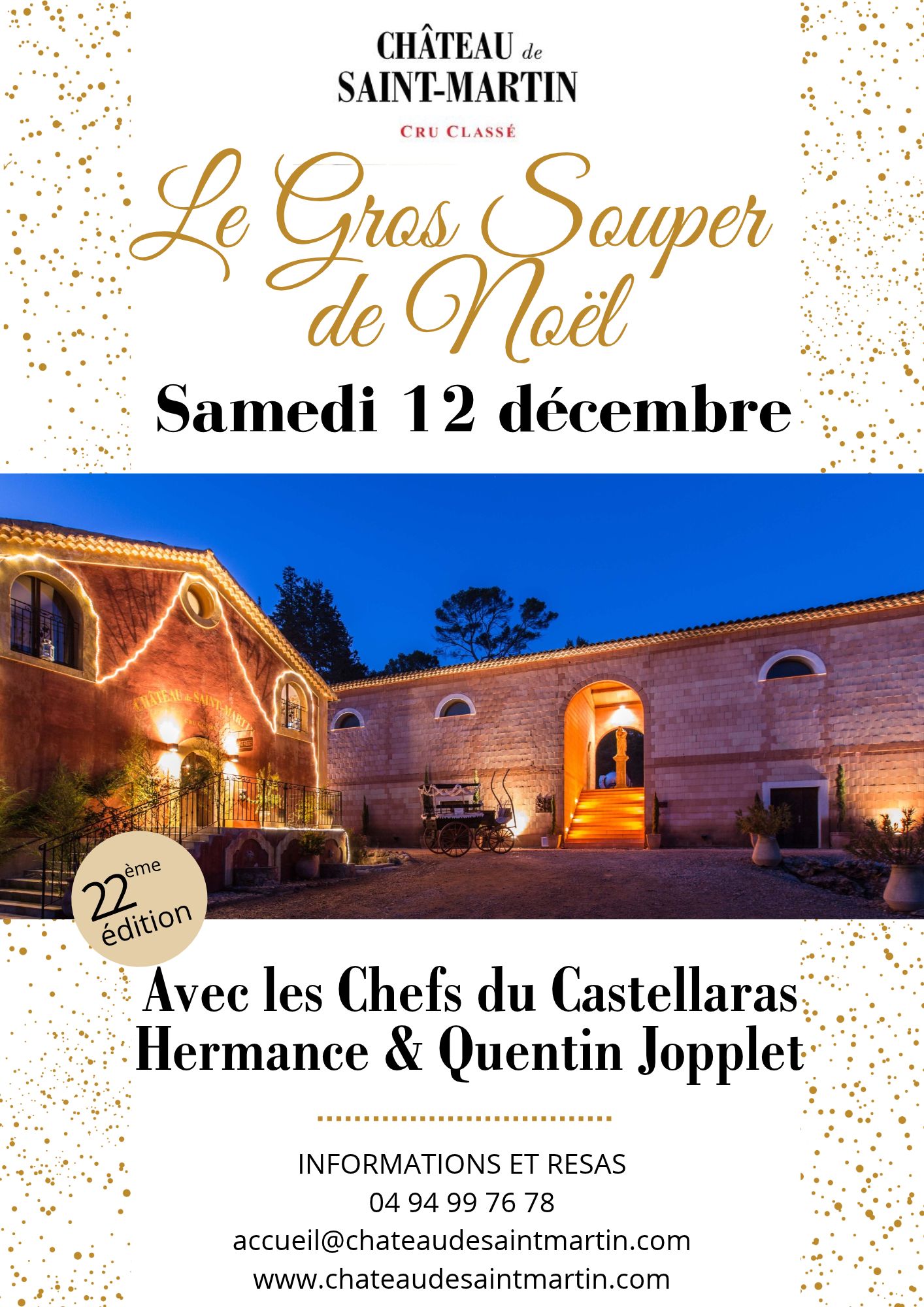 Le Gros Souper de Noël - samedi 12 décembre